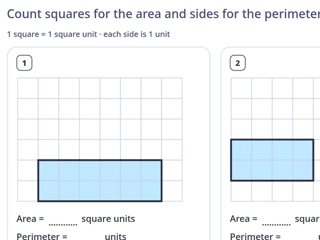 Area and perimeter on a grid