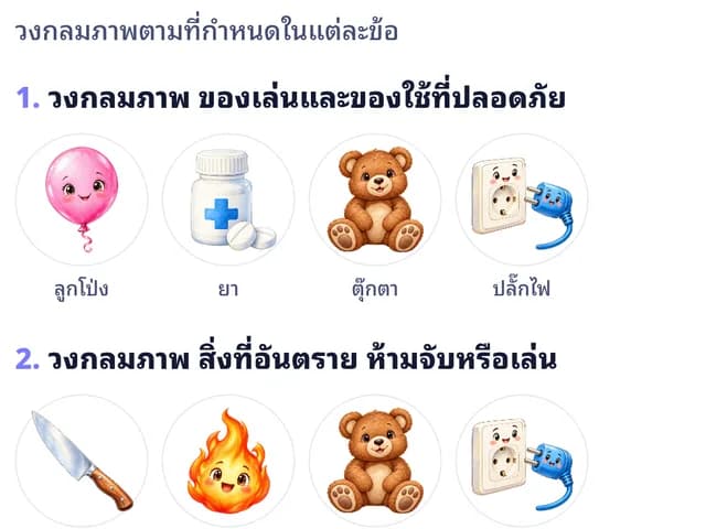ใบงานของอันตราย ระวังตัว