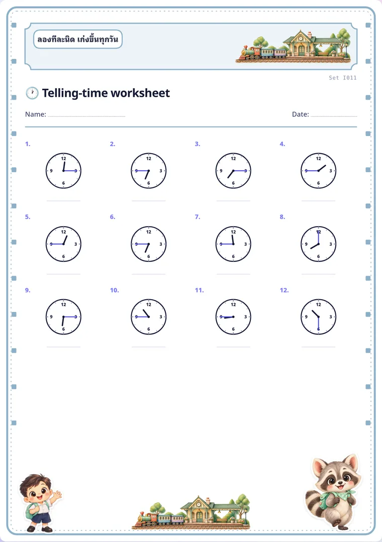Telling time